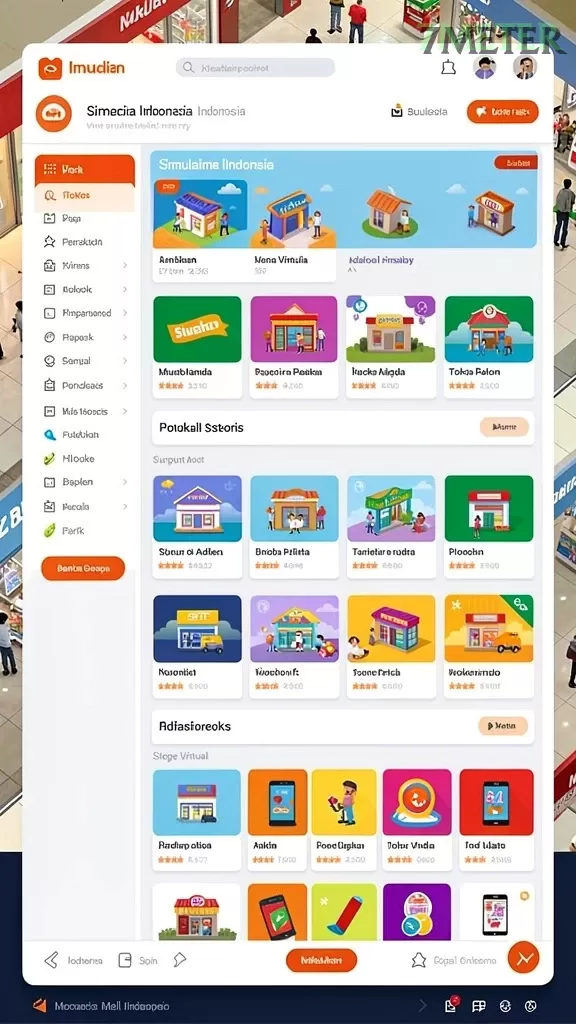 Cuplikan layar V96 — halaman utama