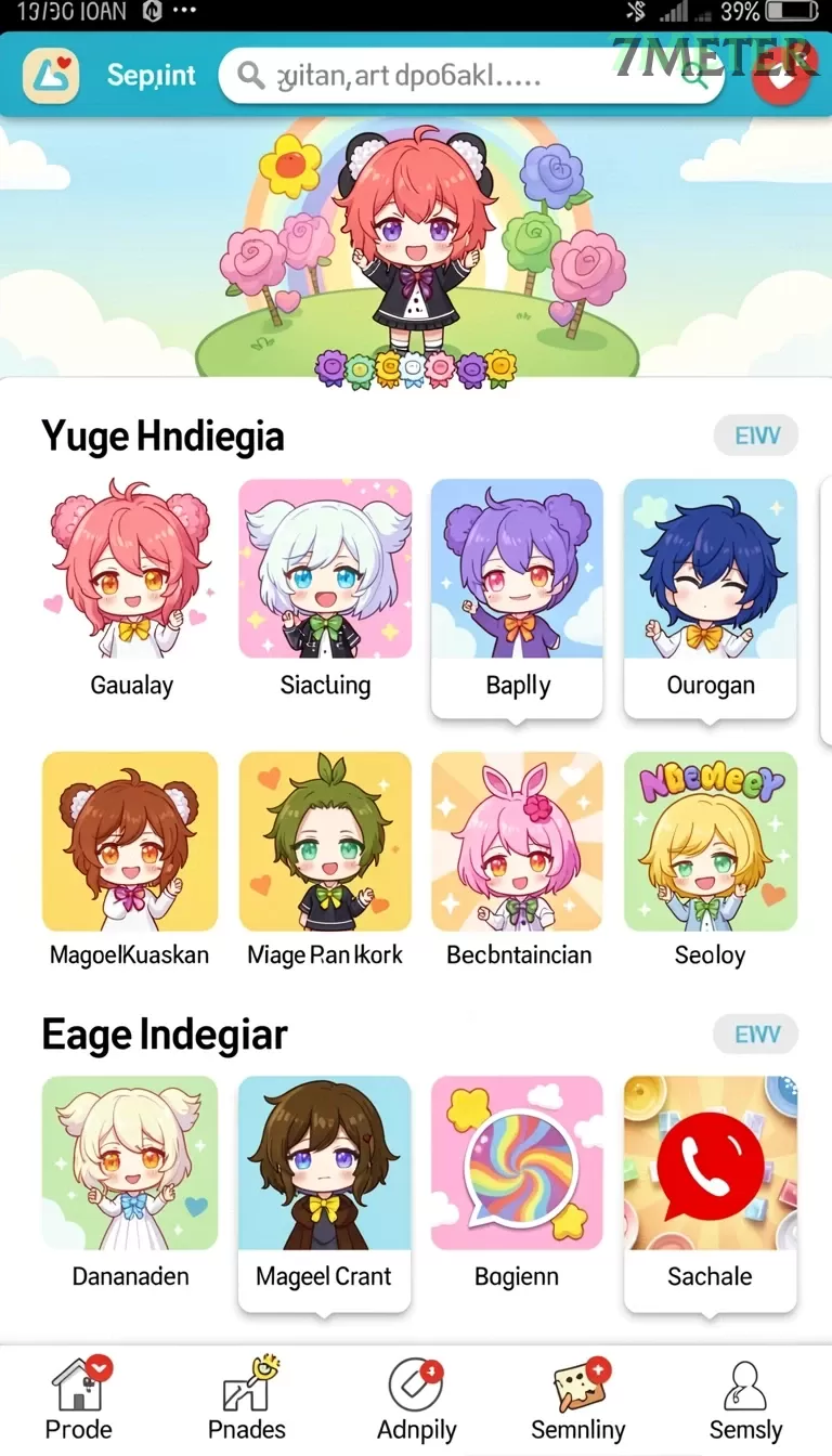 Cuplikan layar D06 — menu navigasi