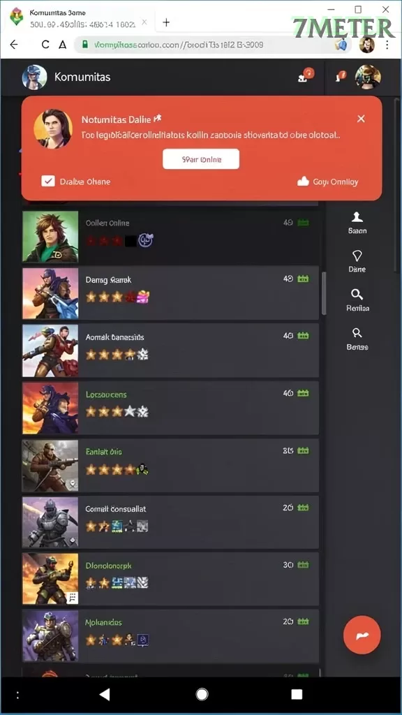 Cuplikan layar IMAGES — aktivitas